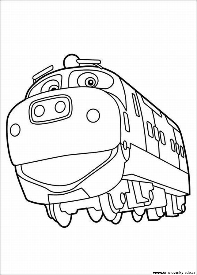 Plansa de colorat cu Chuggington 43 38